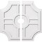 Ekena Millwork Haus Architectural Grade PVC Contemporary Ceiling Medallion, Two Piece, 24"OD x 3"ID x 8"C x 1"P CMP24HS2-03000 - alternate 1